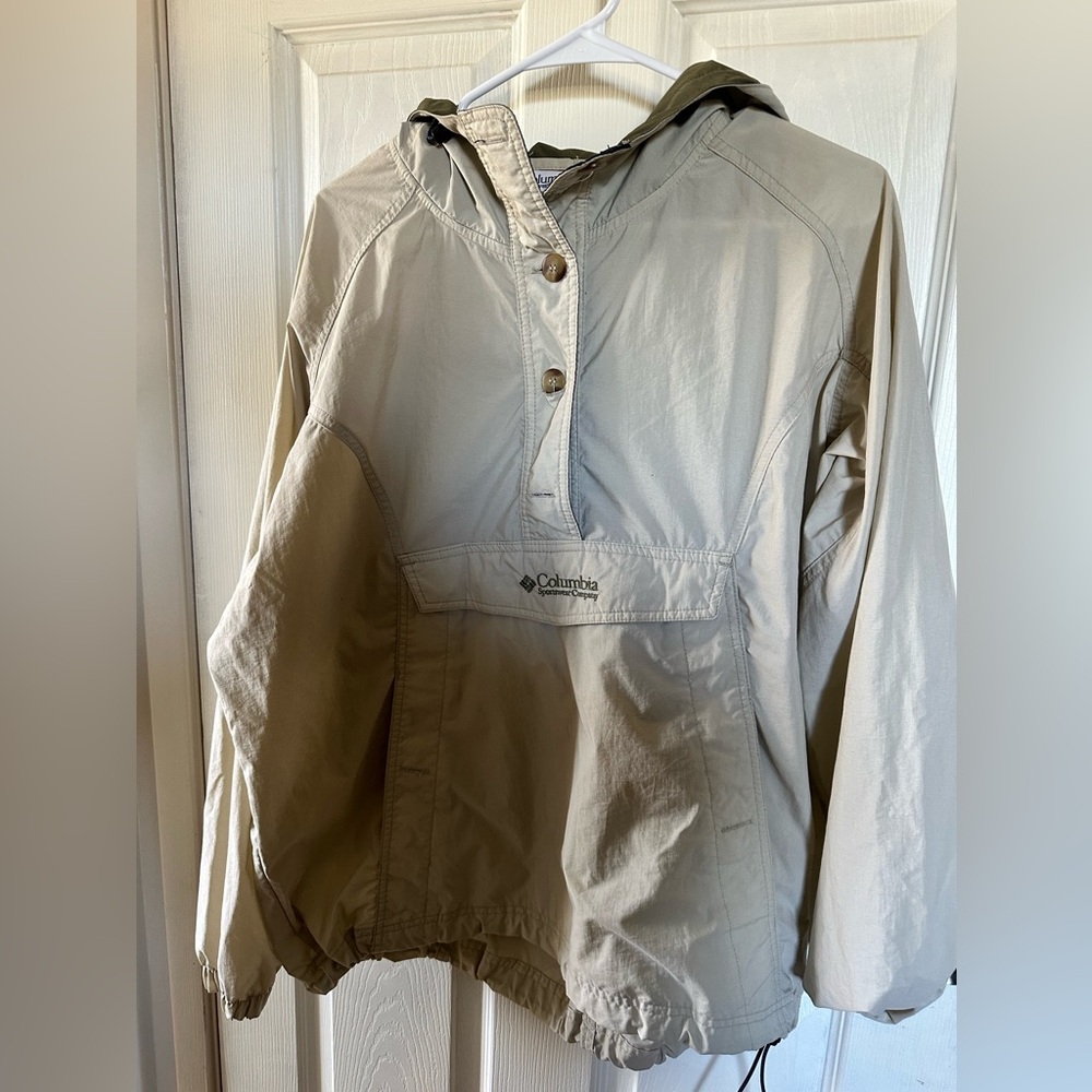 Columbia Light Tan Pullover Jacket - image 3